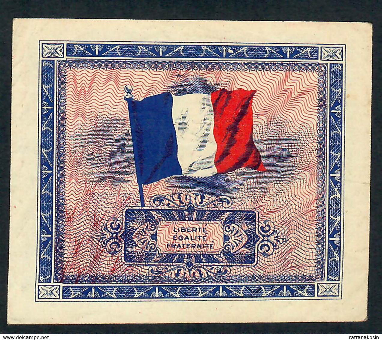 FRANCE P114 2 FRANCS 1944 DRAPEAU   XF-AU - 1944 Flag/France