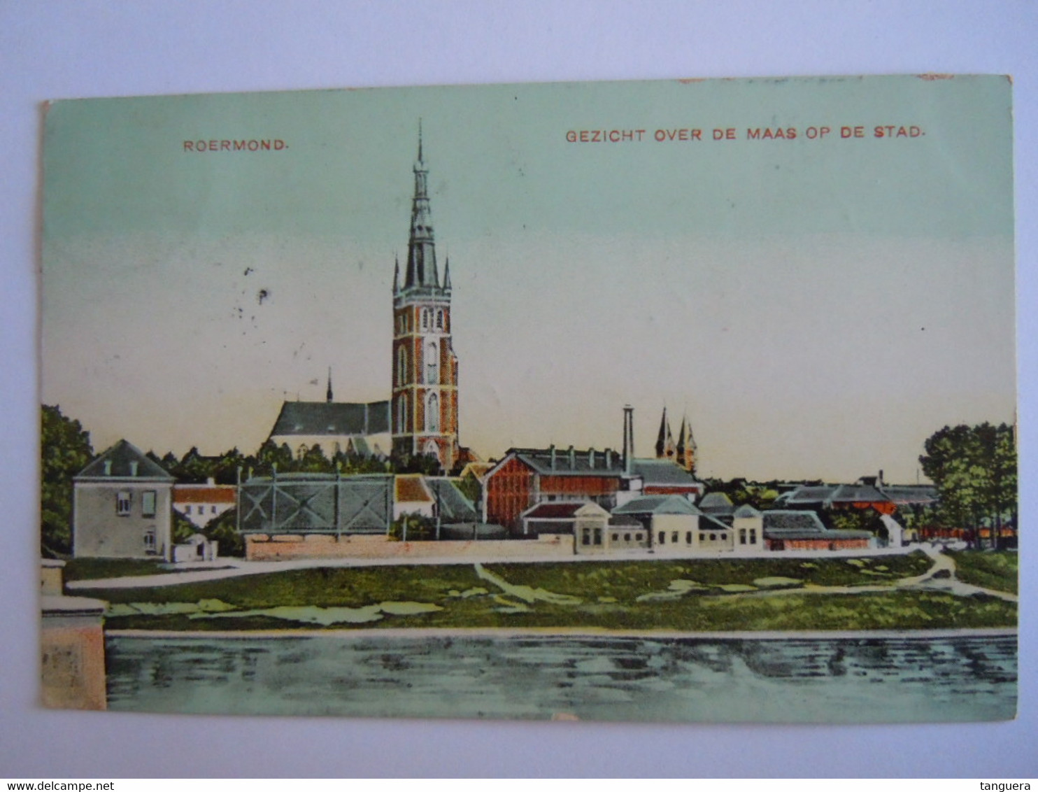 Roermond Gezicht Over De Maas Op De Stad Schaefer 463 Gelopen 1911 - Roermond