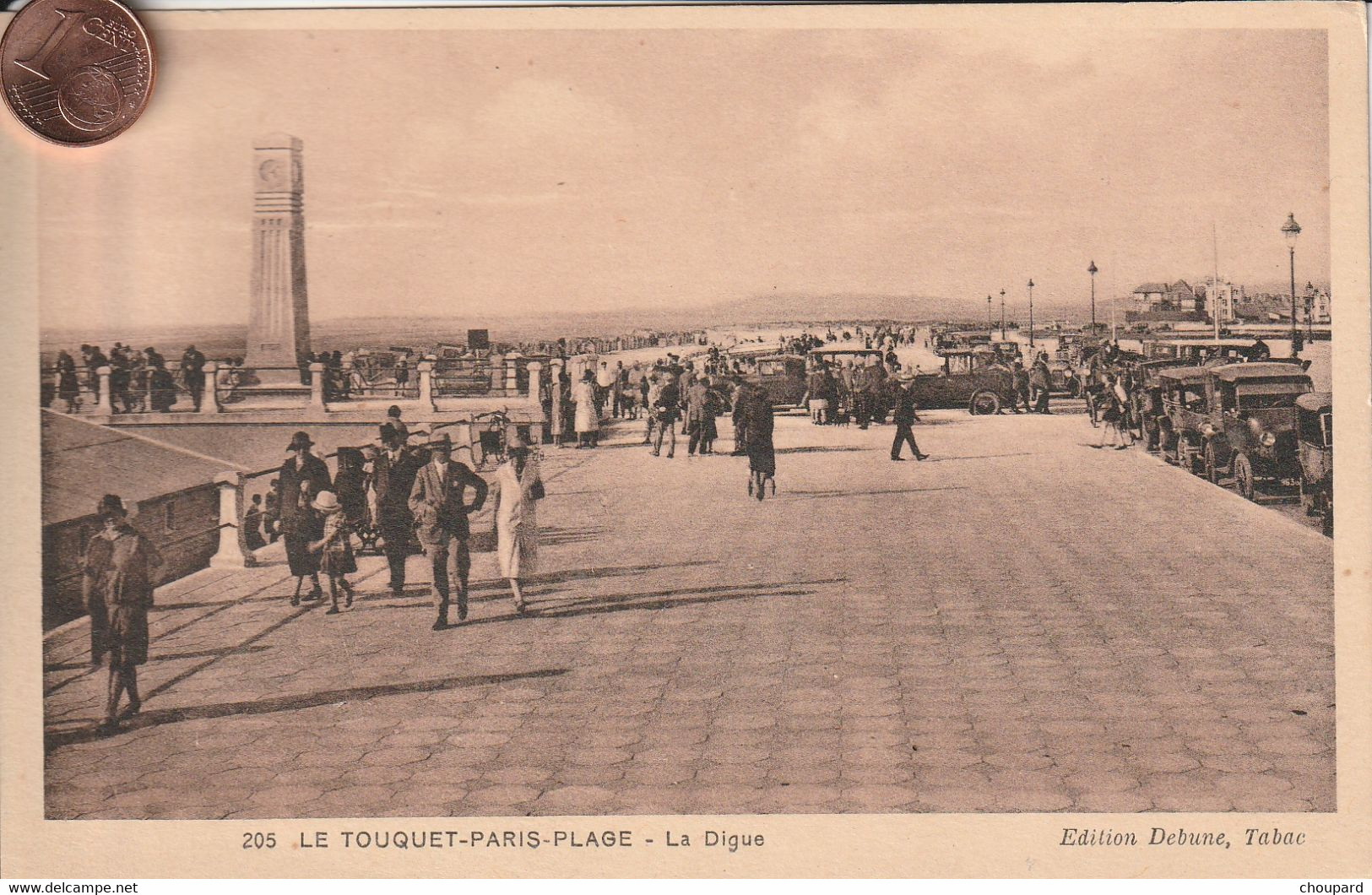 62 - Très Belle Carte Postale Ancienne De  LE TOUQUET    La Digue - Le Touquet