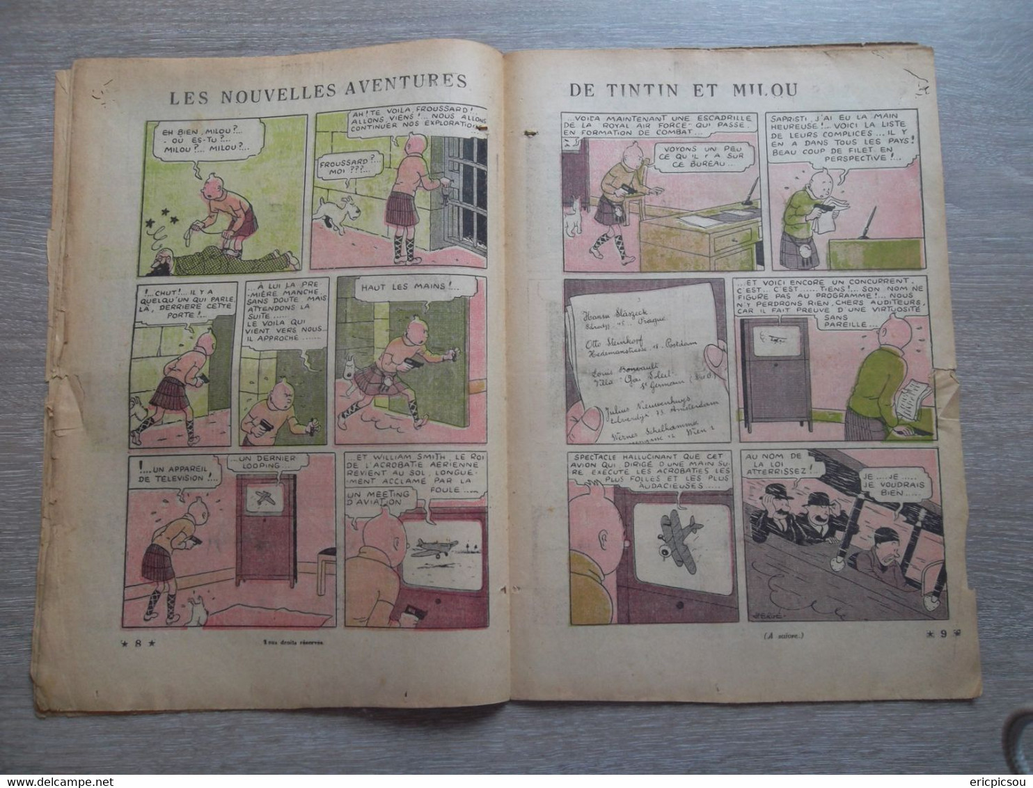 Le Petit Vingtième N16 ( 21 Avril 1938 ) - Hergé