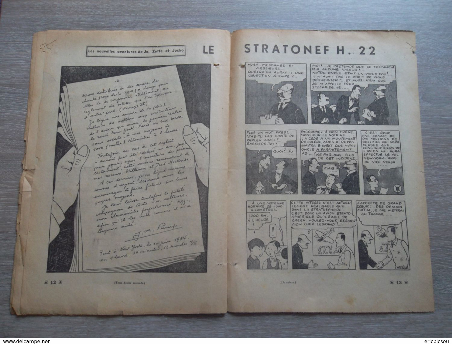 Le Petit Vingtième N16 ( 21 Avril 1938 )