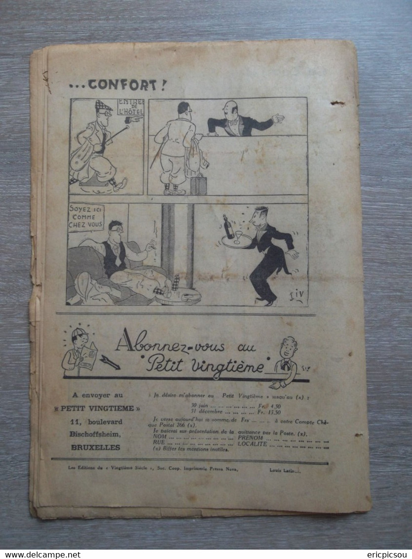 Le Petit Vingtième N16 ( 21 Avril 1938 )