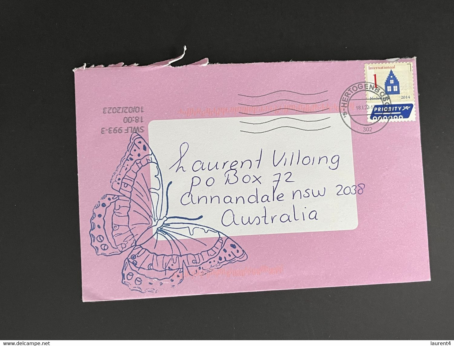 (1 P 19 A) Netherlands Posted To Australia Cover (posted During COVID-19 Emergency) 2 Covers - Briefe U. Dokumente