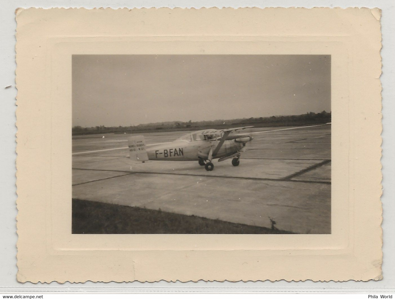 Avion Prototype HUREL DUBOIS HD-10 N°1 F-BFAN Premier Vol 1948 Dernier 1954 Pour Essai Aile à Grand Allongement - Aviation