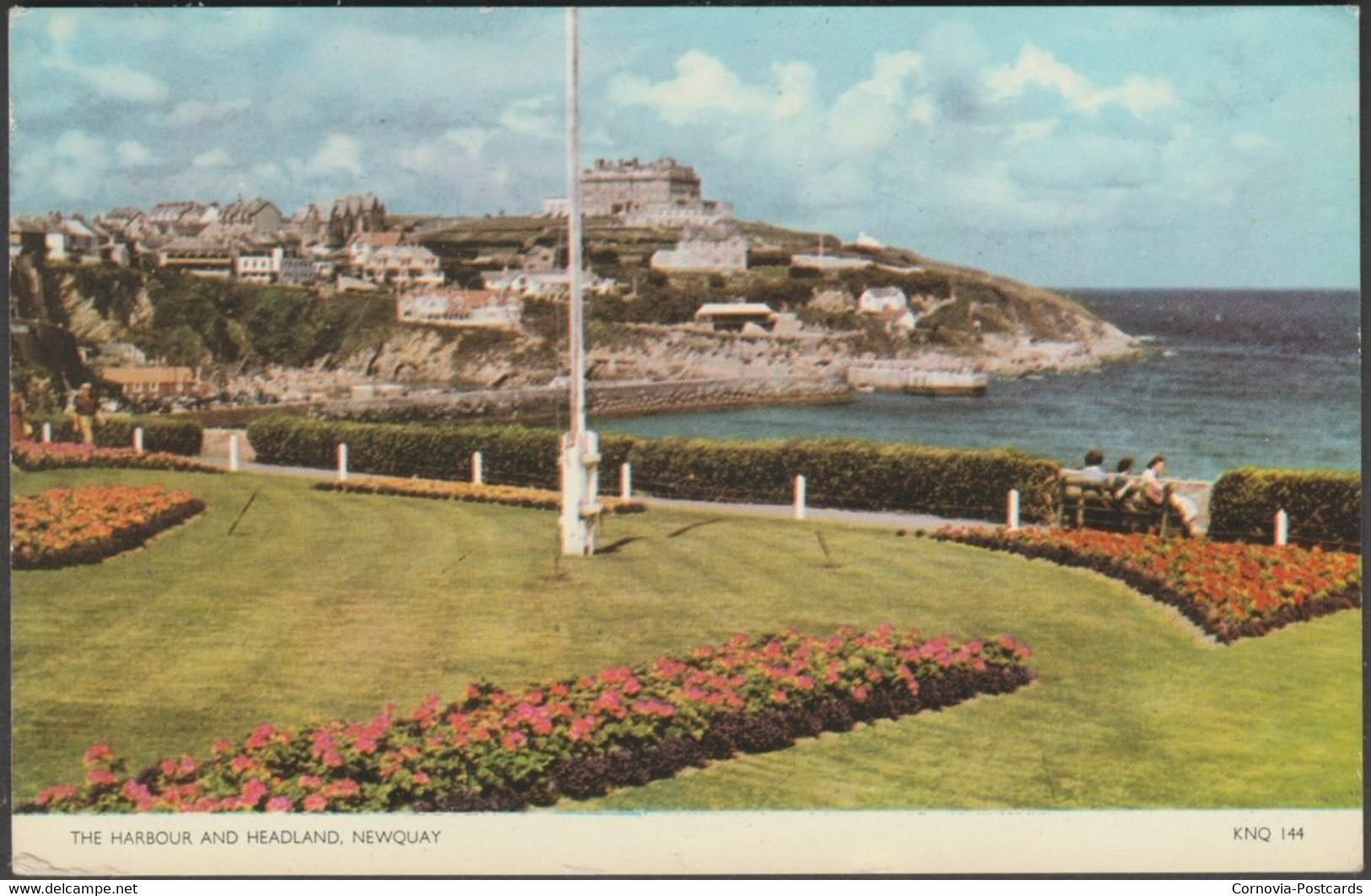 The Harbour And Headland, Newquay, Cornwall, 1965 - Jarrold Postcard - Newquay