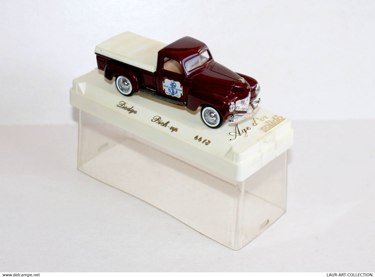 SOLIDO AGE D'OR - DODGE PICK UP 4413 SHIP CHANDLERS, MINIATURE 1/43 VOITURE AUTO - MODELE REDUIT DE COLLECTION (2502.48) - Solido