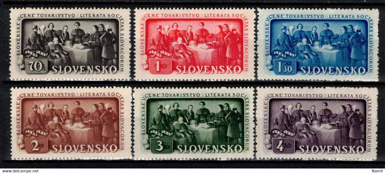 Slovaquie 1942 Mi 105-10 (Yv 77-82), (MNH)** - Nuevos