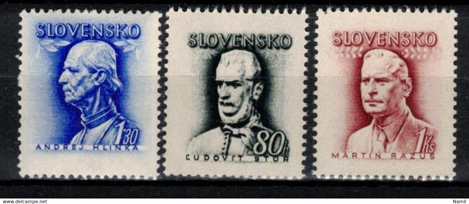 Slovaquie 1943 Mi 111+132-3 (Yv 86+99), (MNH)** - Nuovi