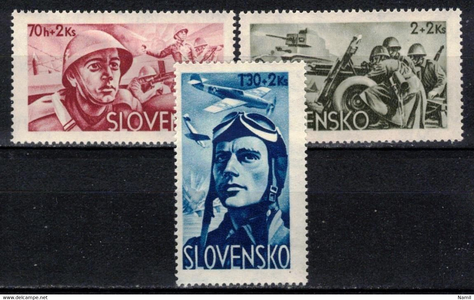 Slovaquie 1943 Mi 121-3 (Yv 87-9), (MNH)** - Ungebraucht