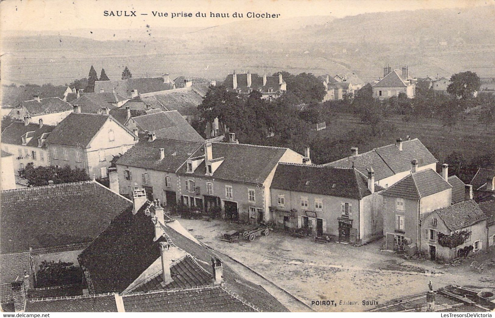 FRANCE - 70 - SAULX - Vue Prise Du Haut Du Clocher - Poirot - Carte Postale Ancienne - Saulx