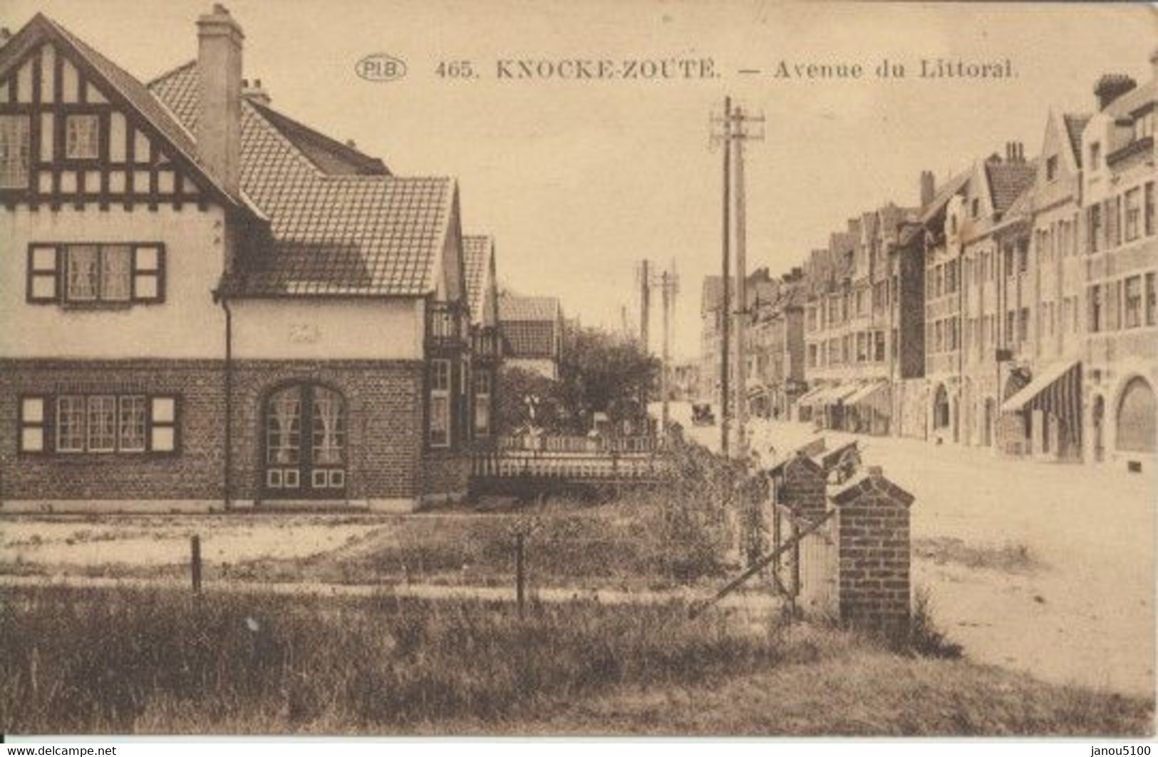 CARTES POSTALES          KNOCKE-LE-ZOUTE  ( BELGIQUE)                       Avenue Du Littoral. - Knokke