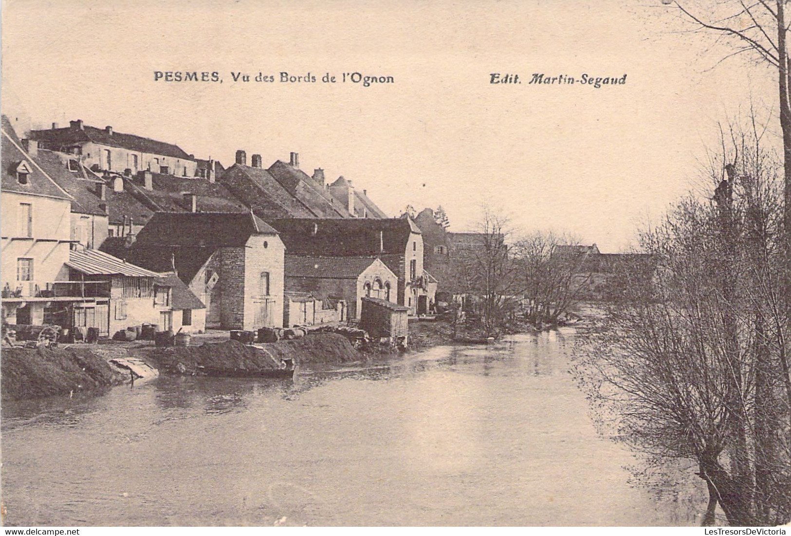 FRANCE - 70 - PESMES - Vue Des Bords De L'Ognon - Edit Martin Segaud - Carte Postale Ancienne - Pesmes