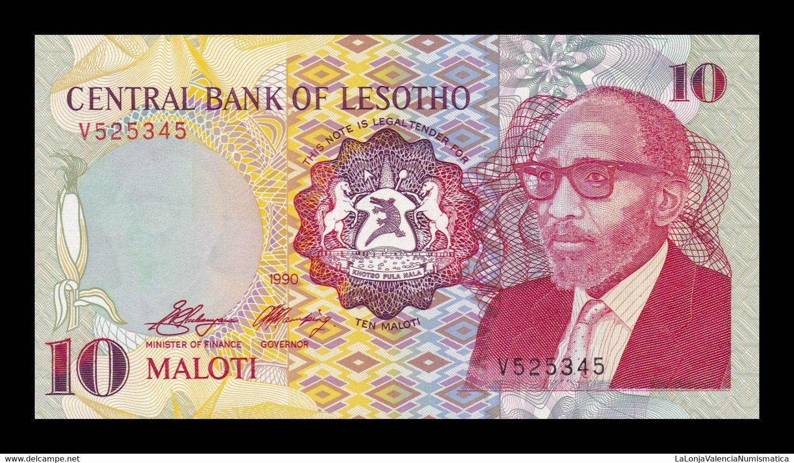 Lesoto Lesotho 10 Maloti 1990 Pick 11 Sc Unc - Lesotho