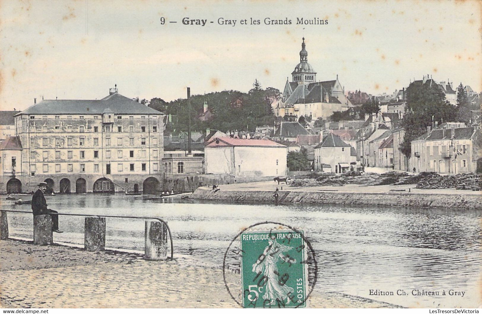 FRANCE - 70 - GRAY - Gray Et Les Grands Moulins - Edition Ch Château - Carte Postale Ancienne - Gray
