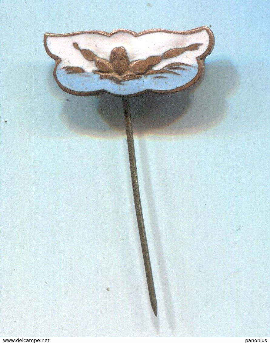 Swimming Natation - Vintage Pin Badge Abzeichen, Enamel - Swimming