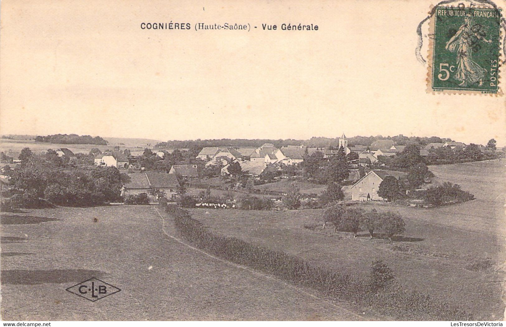 FRANCE - 70 - COGNIERES - Vue Générale - CLB - Carte Postale Ancienne - Andere & Zonder Classificatie