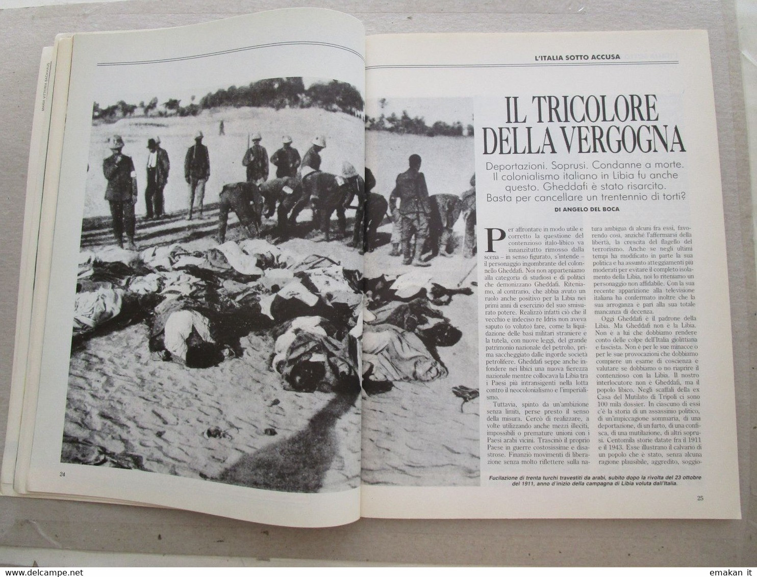 # STORIA ILLUSTRATA DICEMBRE 1989  IL MURO DI BERLINO / ITALIA IN LIBIA E A.O. - First Editions