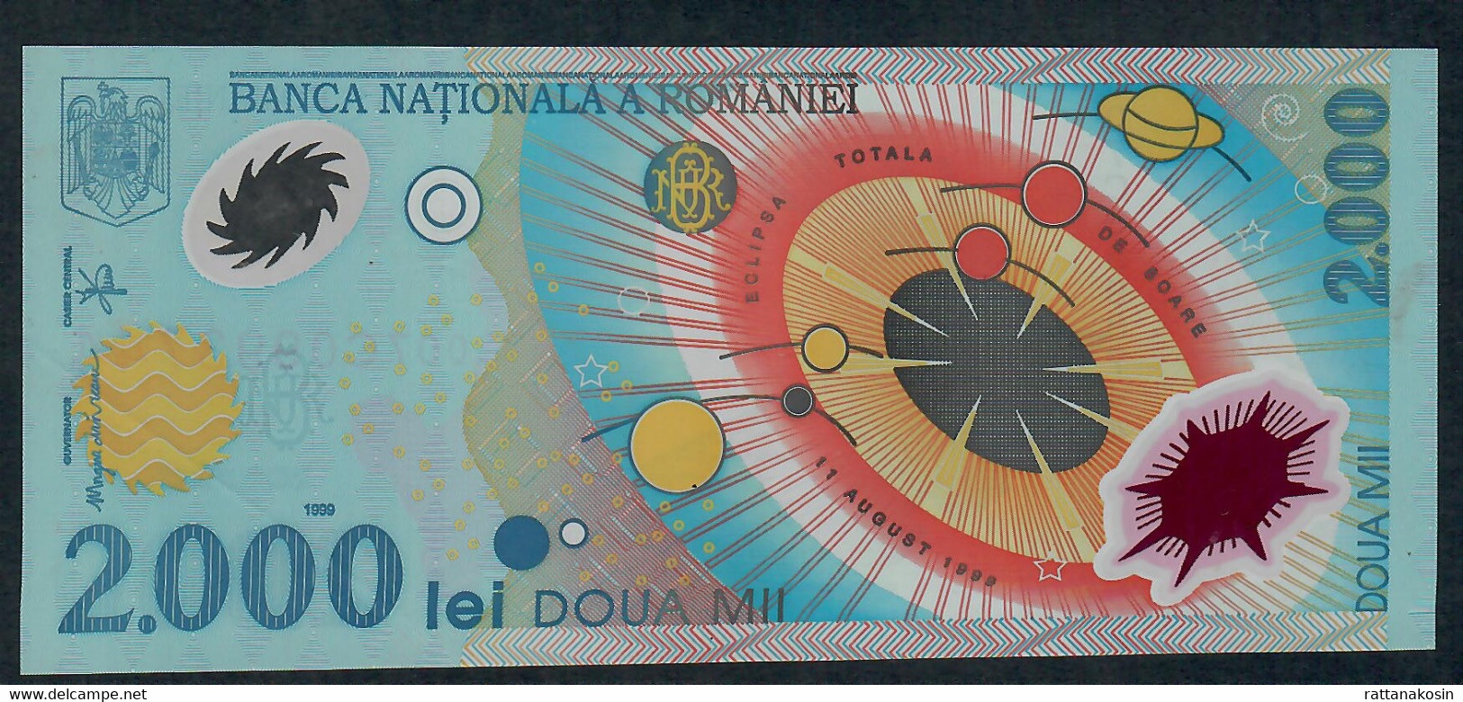 ROMANIA P111 2000 LEI 1999 #005C XF-AU - Roumanie