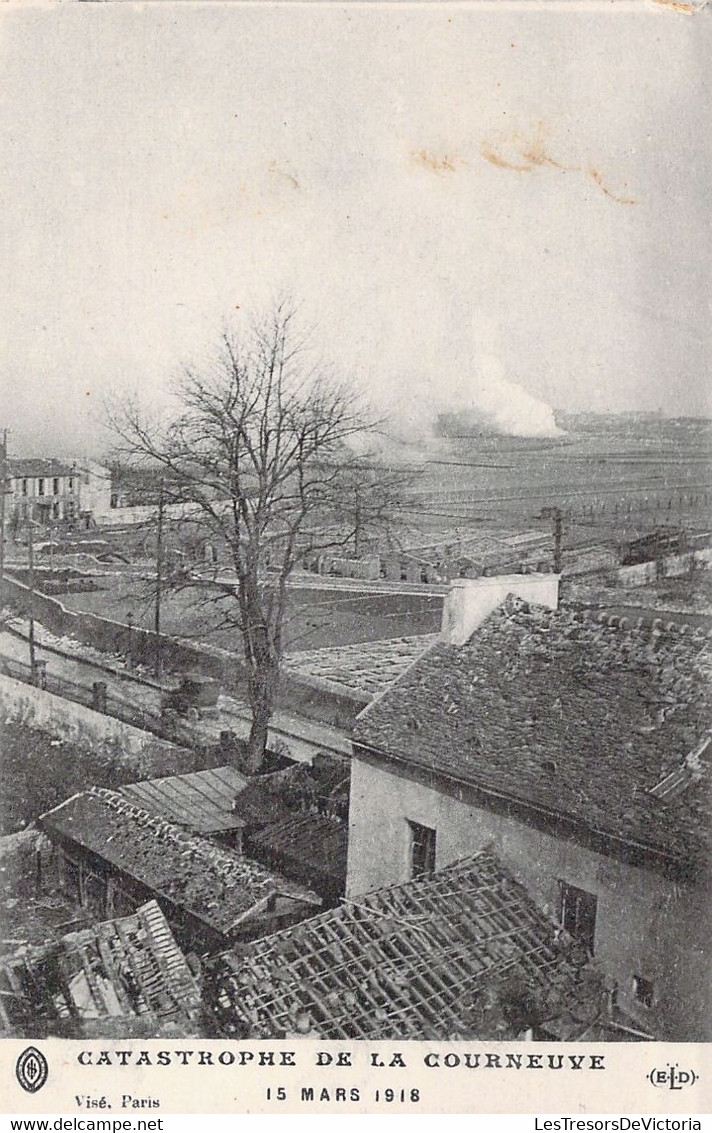 FRANCE - 93 - LA COURNEUVE - Catastrophe De La Courneuve - 15 Mars 1918 - Carte Postale Ancienne - La Courneuve