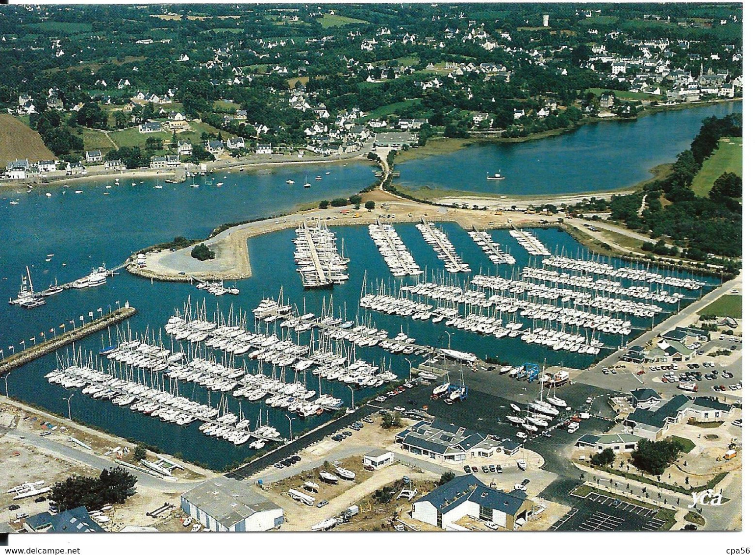 Vue Aérienne Forêt-Fouesnant - Port La Forêt -  Port De Plaisance > N°9878 YCA Caoudal éd. (1993) VENTE DIRECTE X - La Forêt-Fouesnant