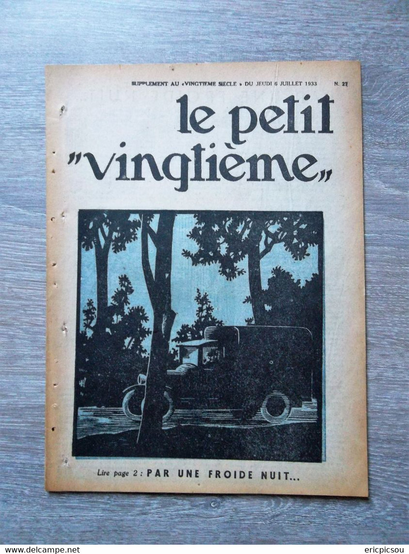 Le Petit Vingtième N27 ( 6 Juillet 1933 ) - Hergé