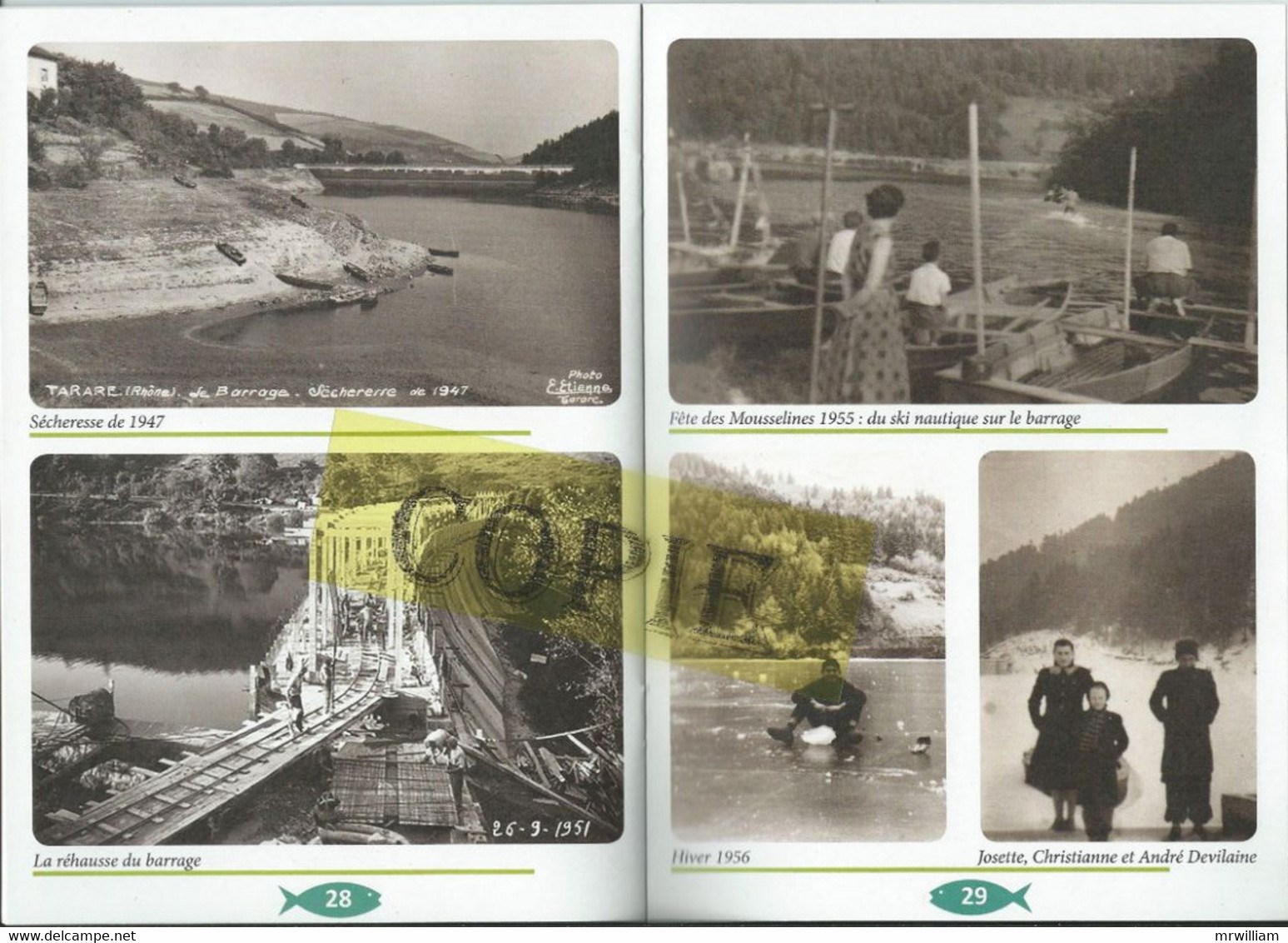 1914/2014, 100 Ans D'histoire, Société De Pêche " La Turdine ", TARARE (69) - Rhône-Alpes