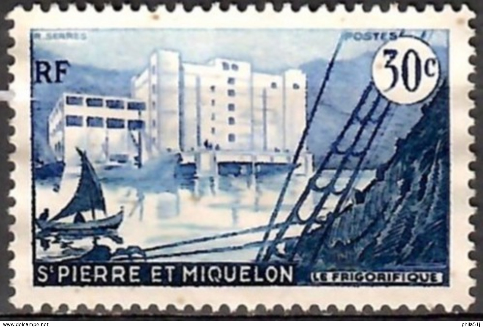 ST PIERRE & MIQUELON--- N°348 ---OBL VOIR SCAN - Usados