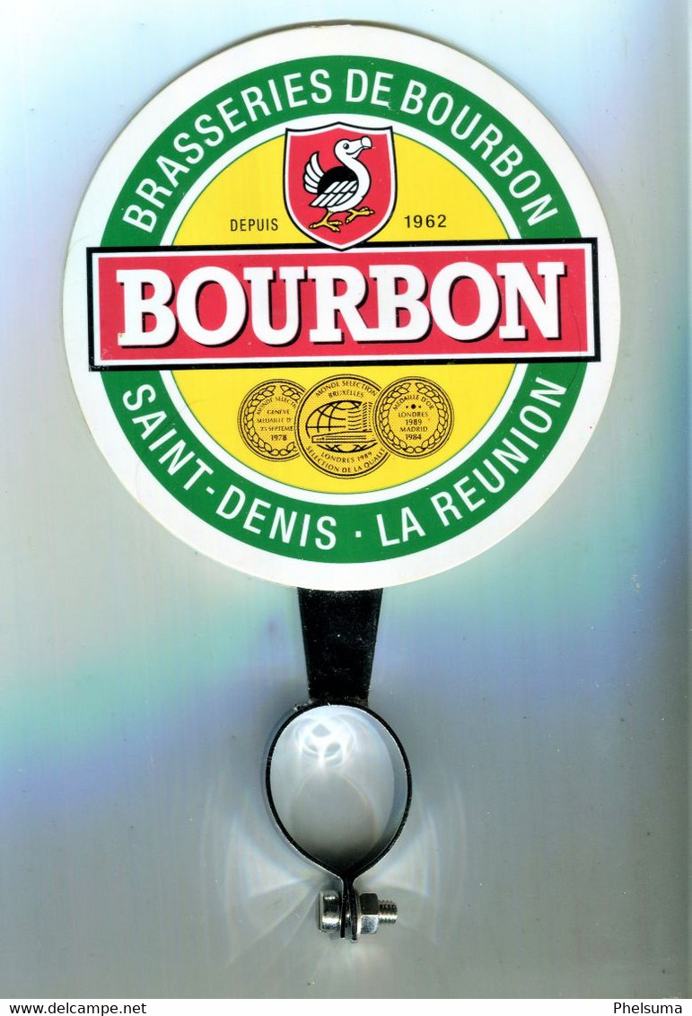 RARE - Ile De LA REUNION - Balise De Produit /  Bière BOURBON - Manifesti