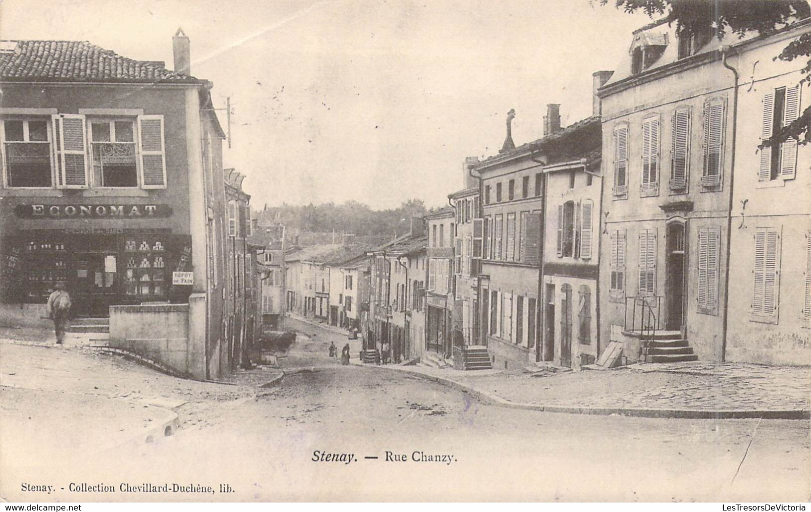 FRANCE - 55 - Stenay - Rue Chanzy - Collection Chevillard-Duchêne - Carte Postale Ancienne - Stenay