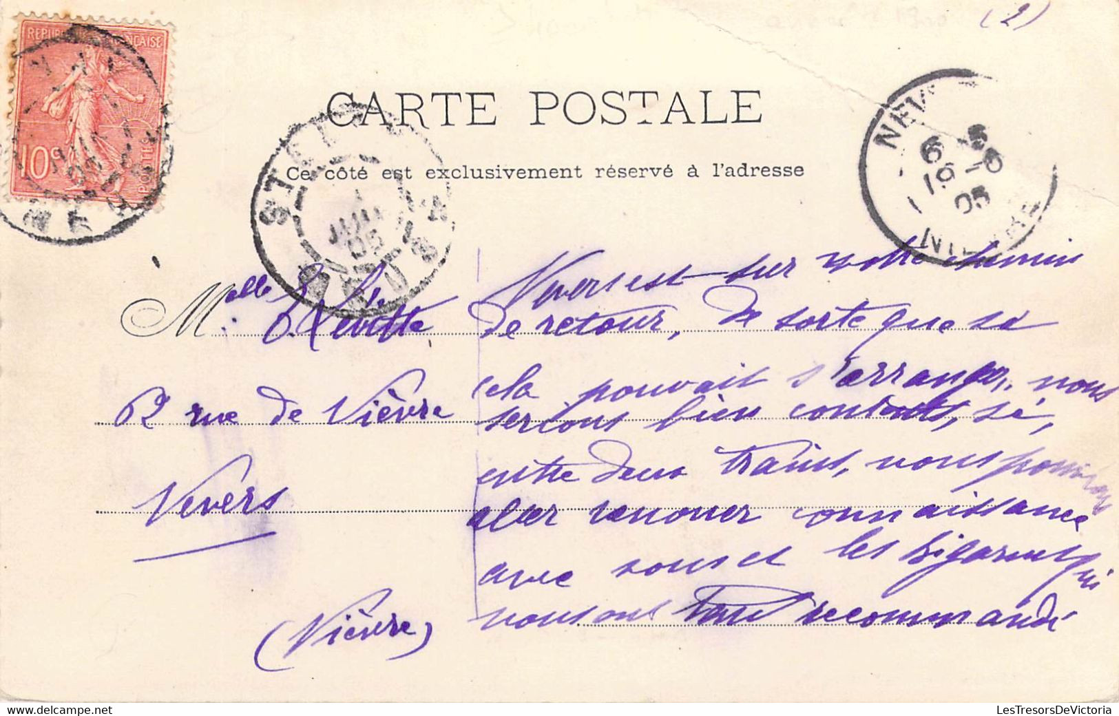 FRANCE - 55 - Stenay - Rue Chanzy - Collection Chevillard-Duchêne - Carte Postale Ancienne - Stenay