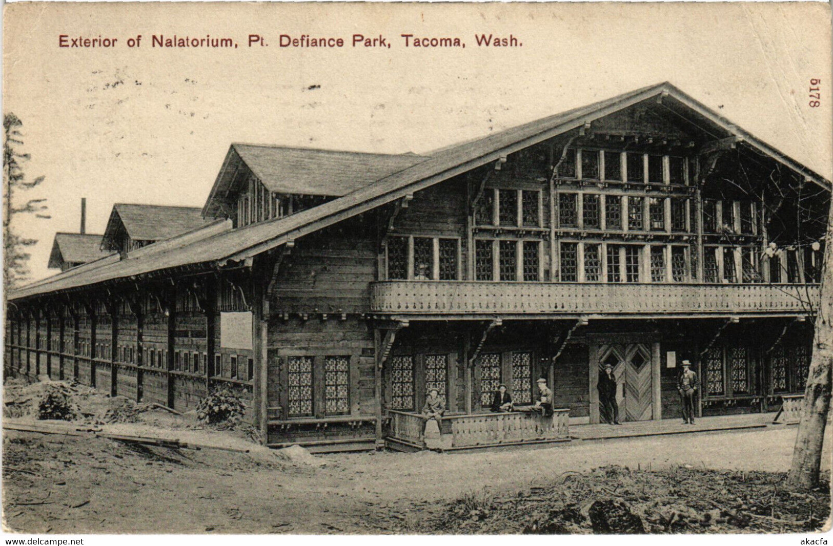 PC US, WA, TACOMA, DEFIANCE PARK, NALATORIUM, Vintage Postcard (b45750) - Tacoma