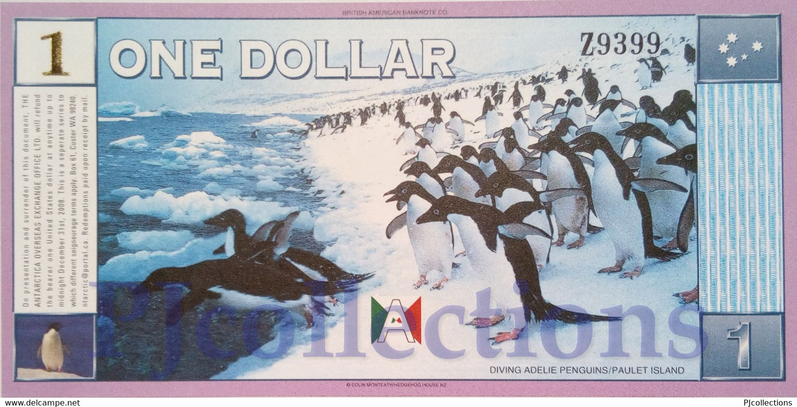 ANTARCTICA 1 DOLLAR 1999 PICK NL UNC - Otros – América