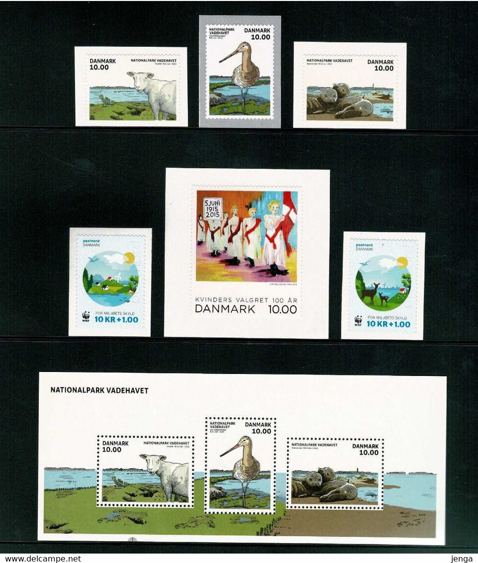 Denmark 2015, Complete Year Pack MNH(**) - Includes Proof By Martin Mörck. - Annate Complete