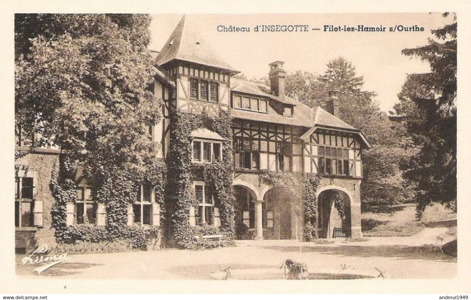 FILOT-lez-HAMOIR - Château D'Insegotte - Edit. Luma, Tél. 70, Aywaille - Hamoir