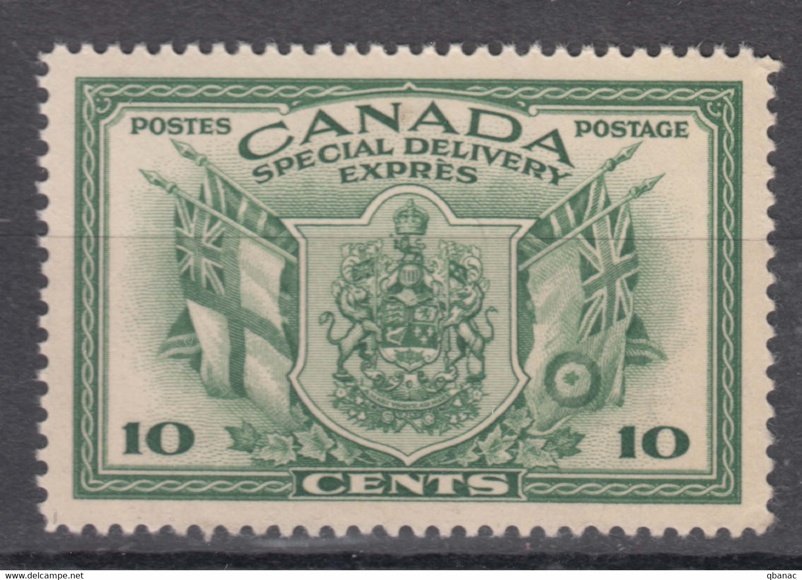 Canada 1942 Special Delivery Mi#232 Mint Never Hinged, Small Gum Disturbance - Neufs