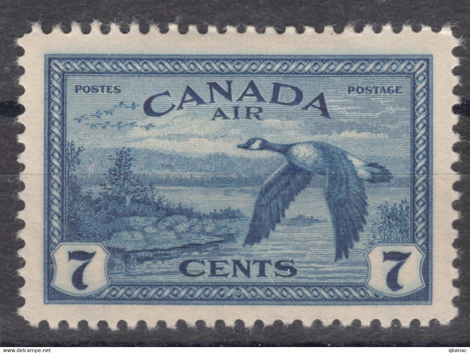 Canada 1946 Airmail Duck Mi#241 Mint Hinged - Unused Stamps