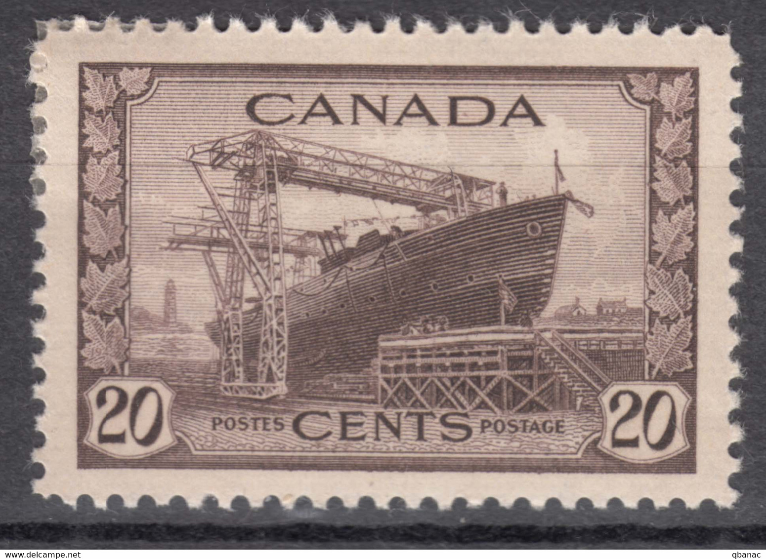 Canada 1942 Mi#227 Mint Hinged - Unused Stamps