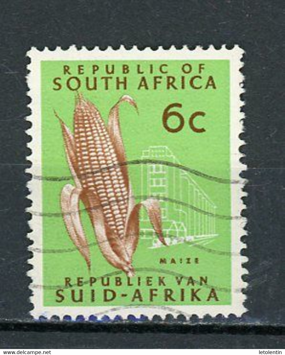 AFRIQUE DU SUD : MAIS - N° Yvert 323J Obli.  (CADRE PHOSPHO) - Used Stamps