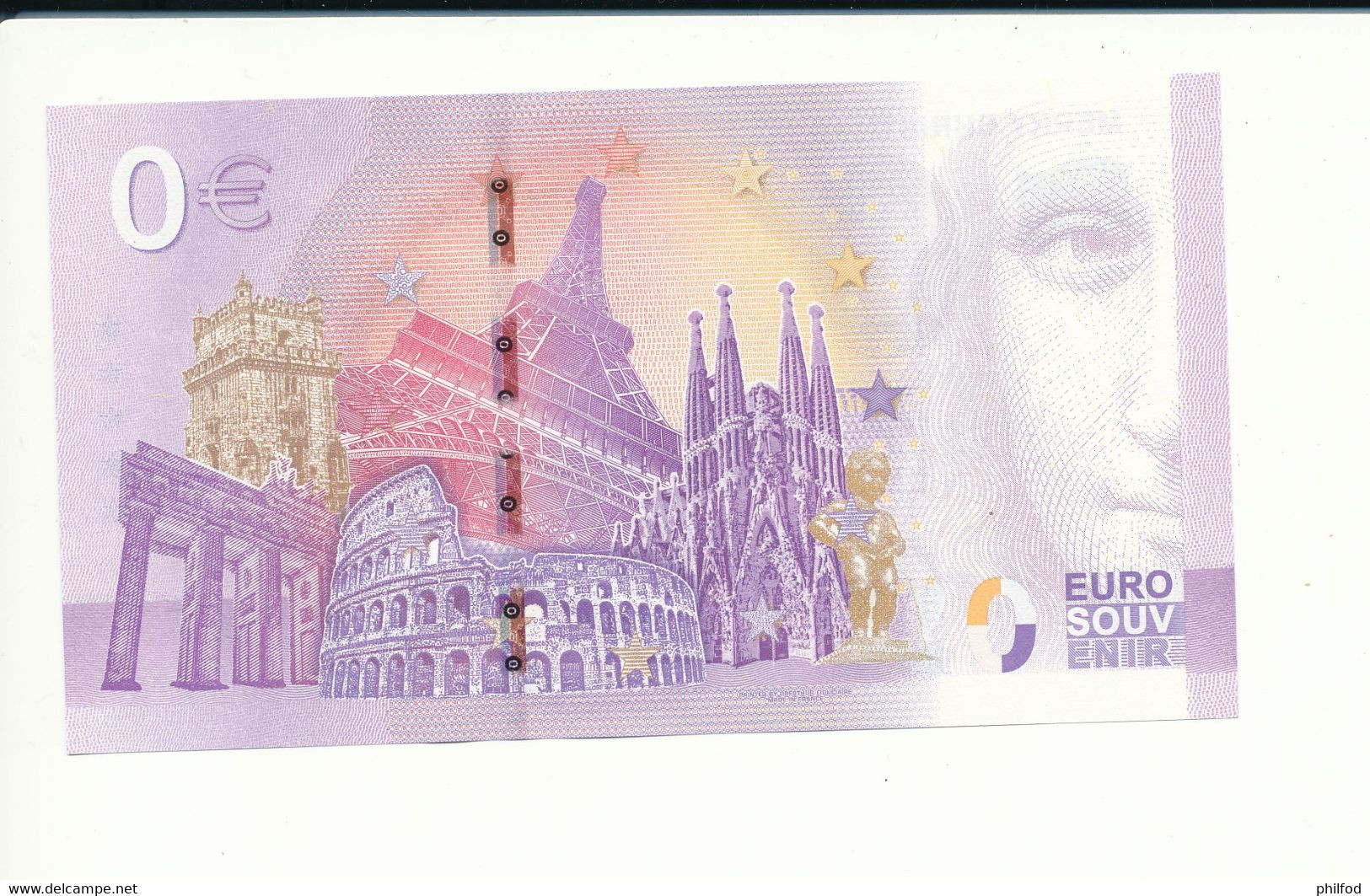 Billet Touristique 0 Euro - MERRY CHRISTMAS - SECW- 2020-1 - ANNIV - N° 4678 - Autres & Non Classés