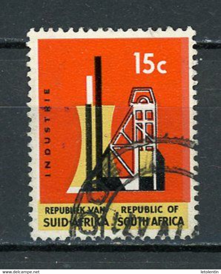 AFRIQUE DU SUD : INDUSTRIE - N° Yvert 323P Obli.  (CADRE PHOSPHO) - Used Stamps