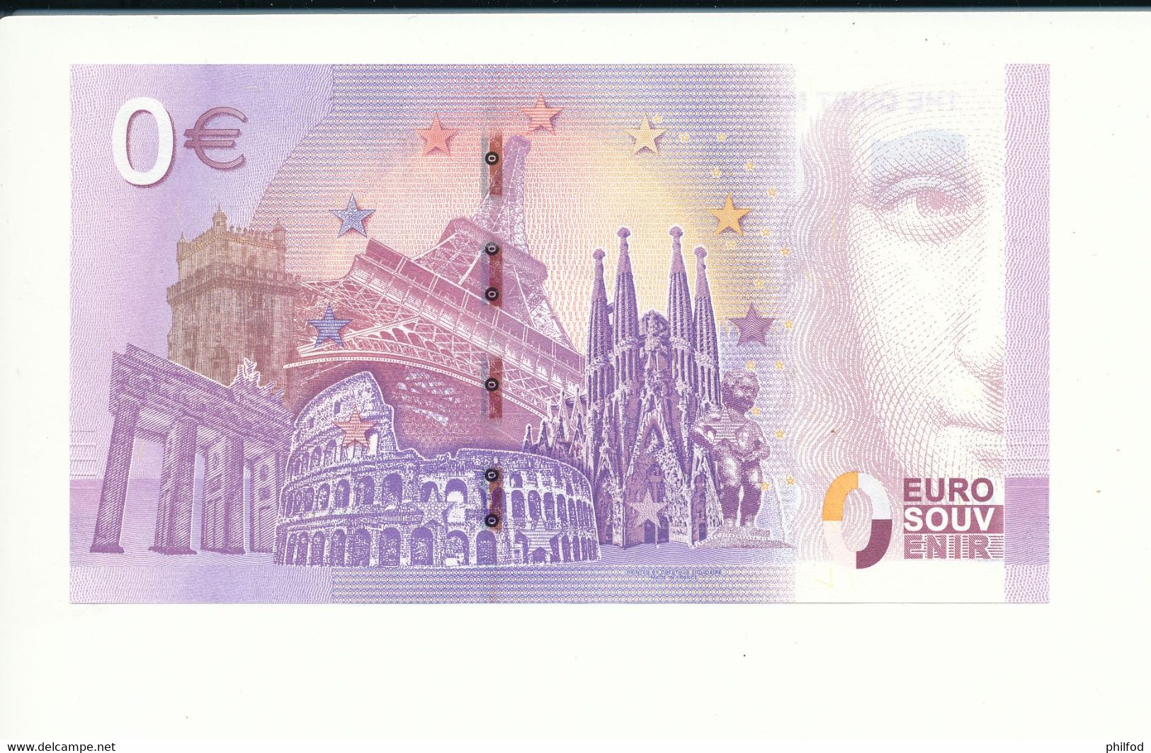 Billet Touristique 0 Euro - THE QUIET MAN - TEAC - 2020-1 - N° 1198 - Autres & Non Classés