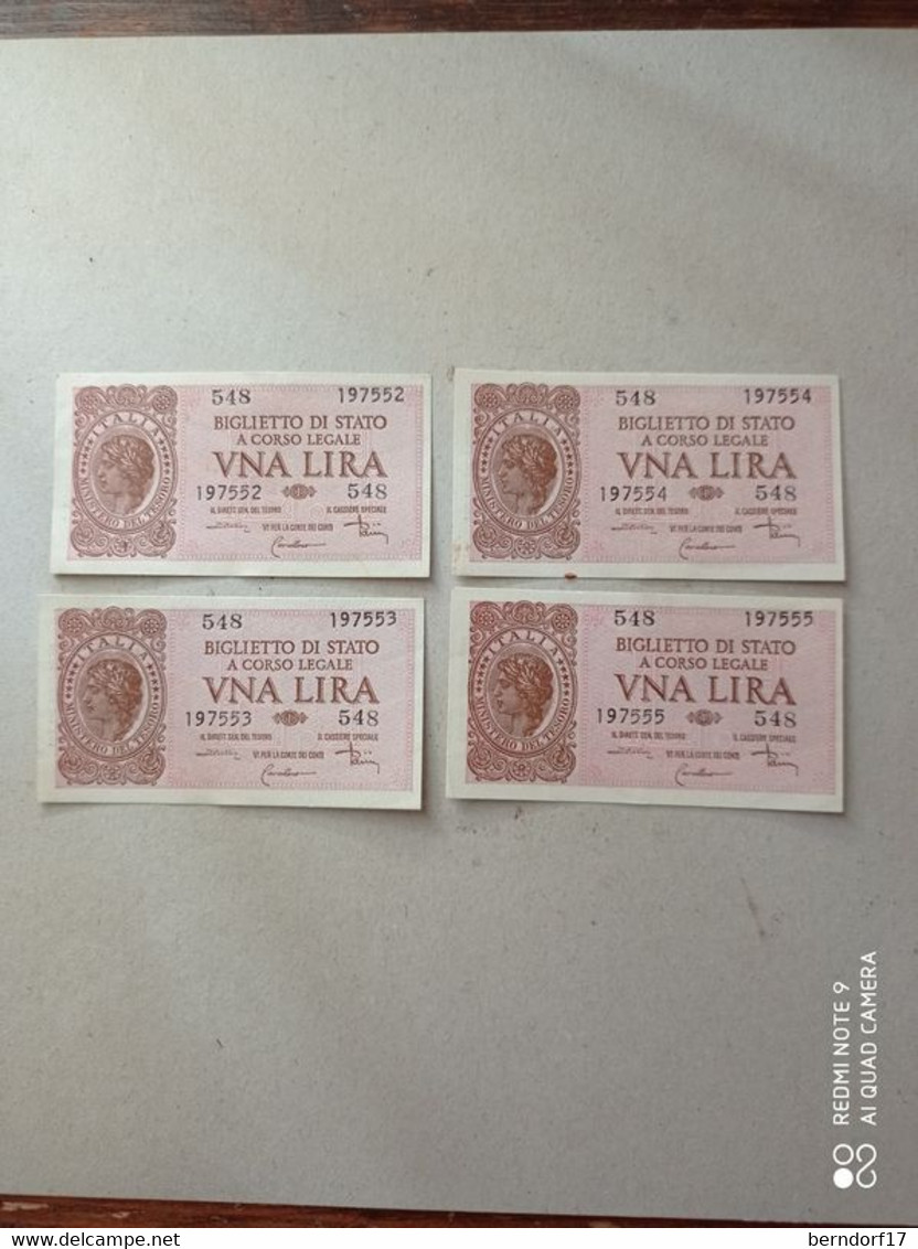 VUA LIRA - 1944 - Italia – 1 Lira