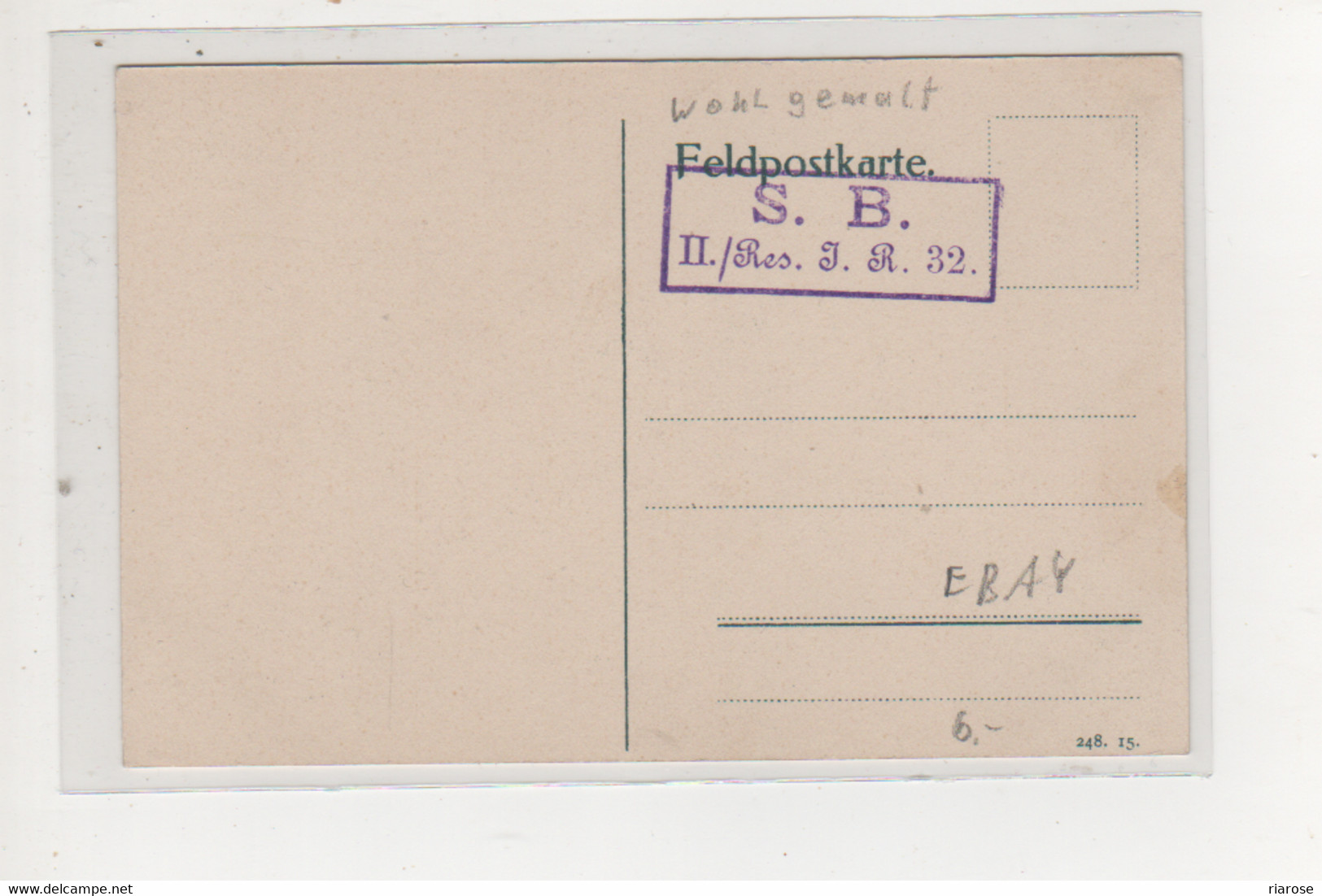Antike Postkarte  ZEICHNUNG KIRCHE VON MORSAIN S.B. II./Res.J.R.32 - Boulay Moselle