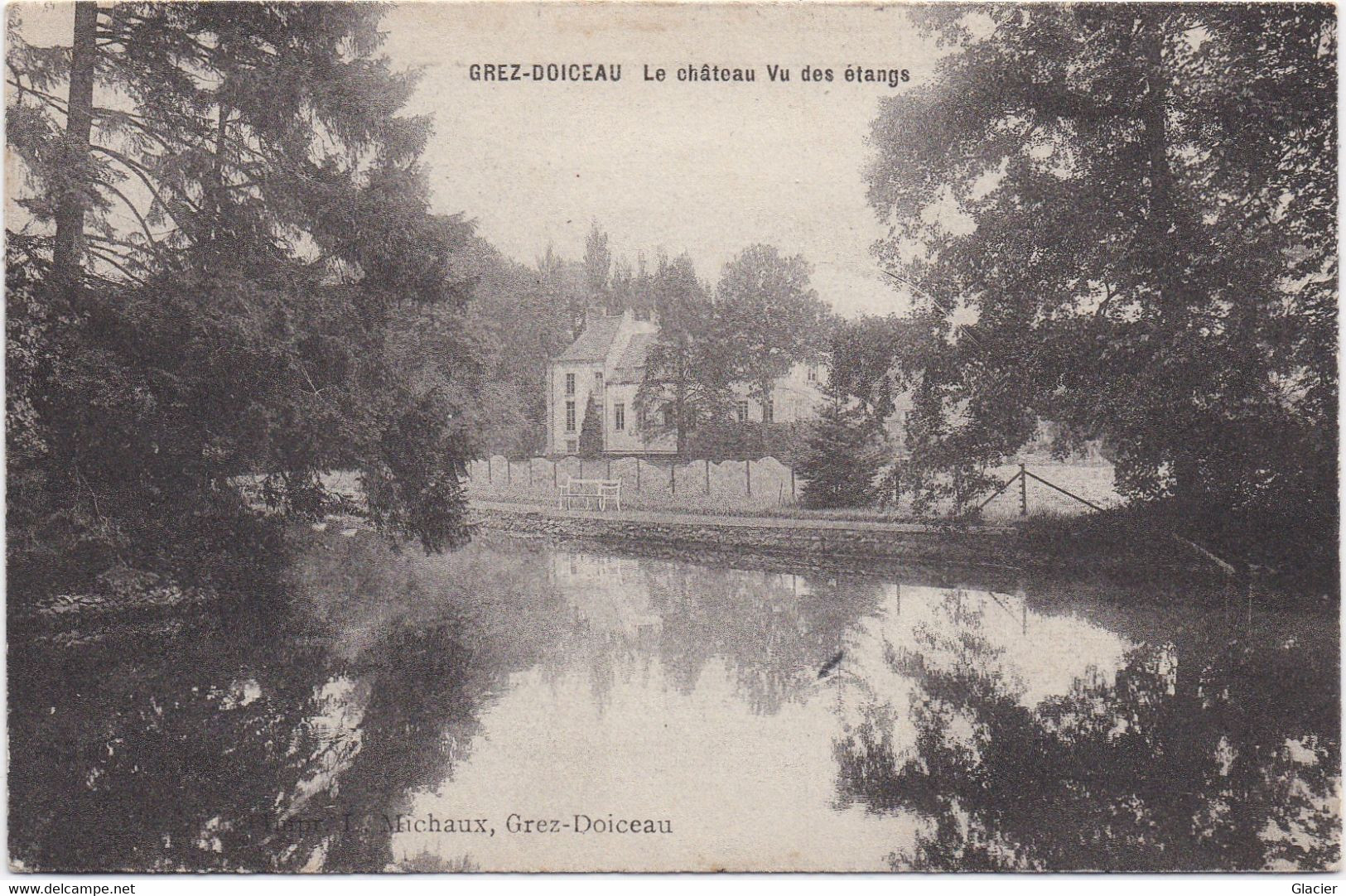 Grez Doiceau - Le Château - Vue Des Etangs - Grez-Doiceau