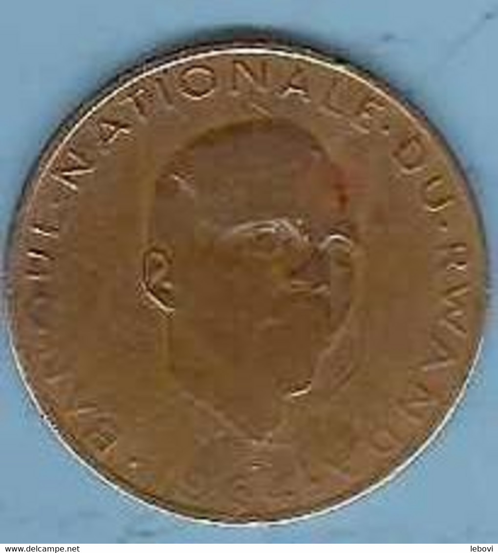 RWANDA : 5 Francs  1964 - Rwanda
