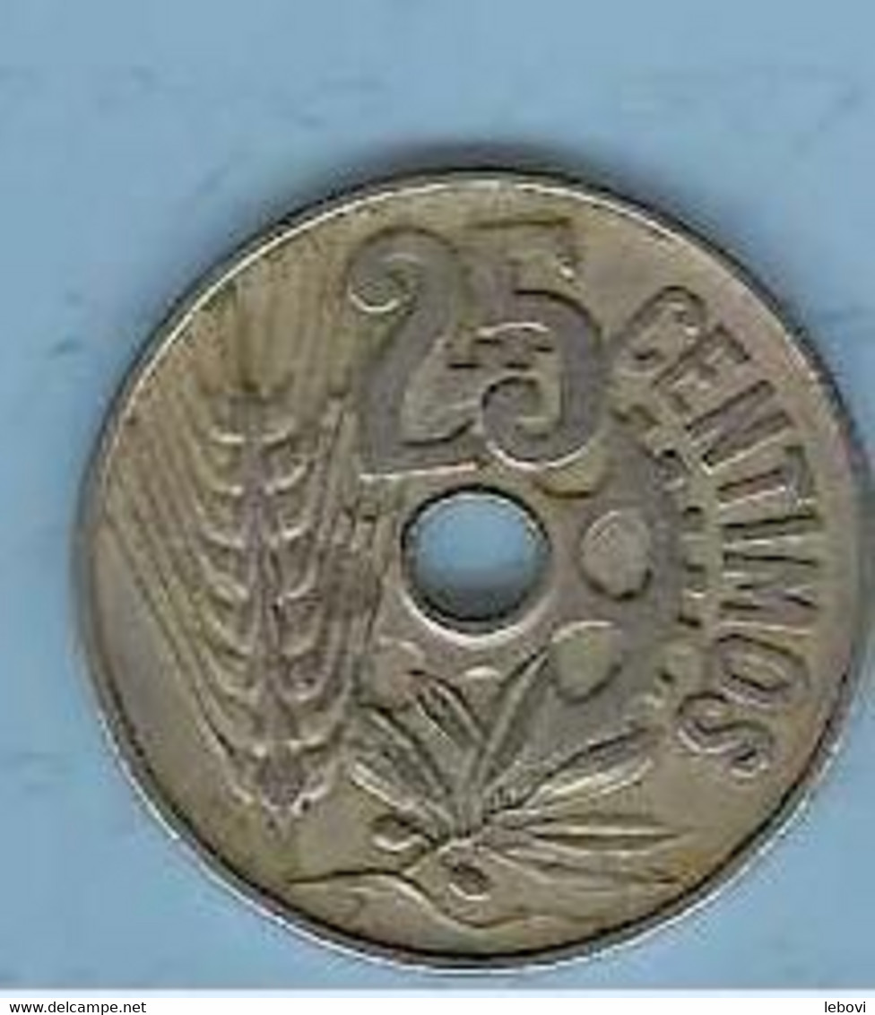 ESPAGNE – 25 Centimos 1934 - 25 Centesimi