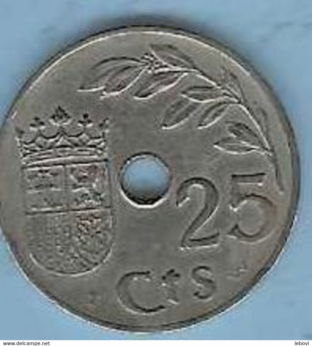 ESPAGNE – 25 Centimos 1937 - 25 Centesimi