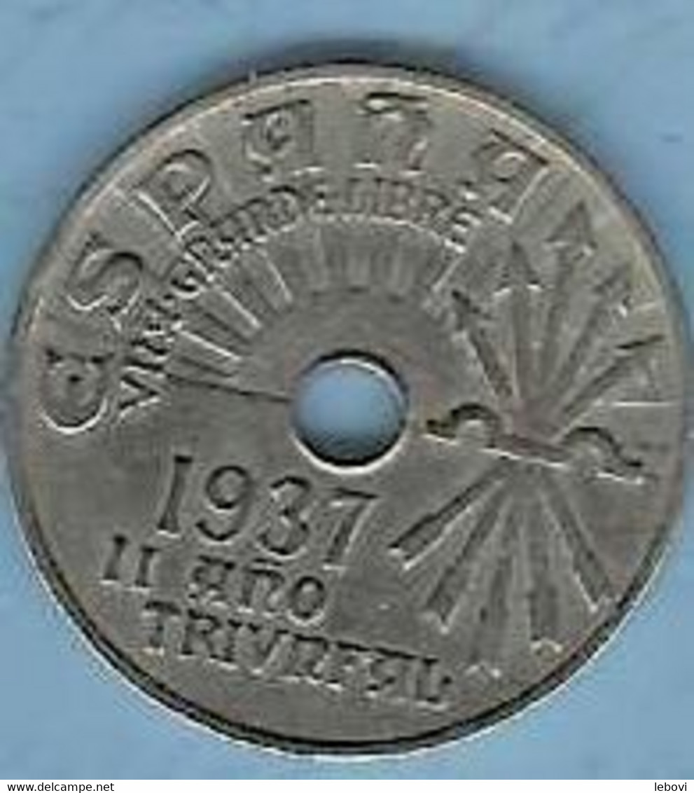 ESPAGNE – 25 Centimos 1937 - 25 Centimos