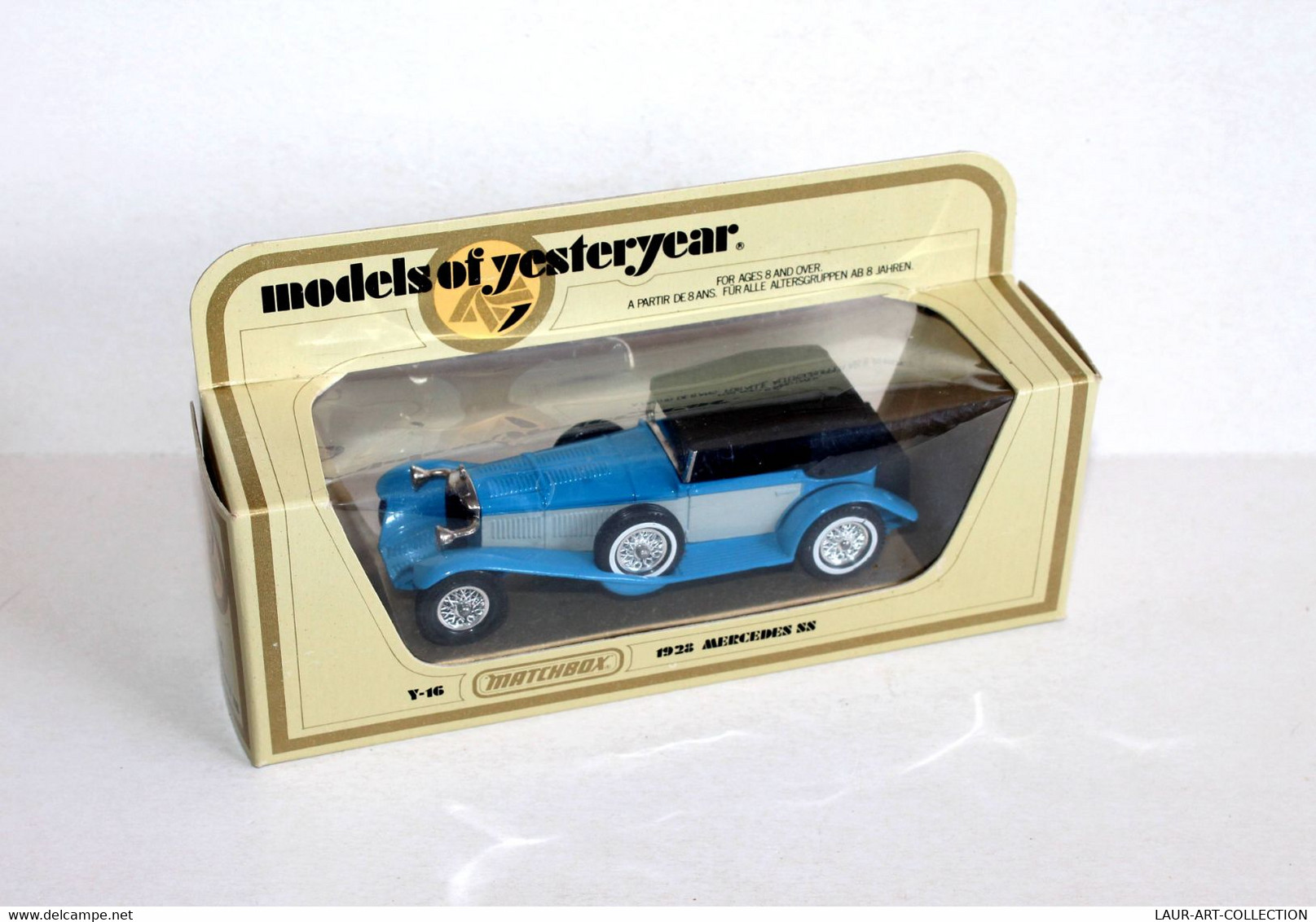 MATCHBOX, MODELS OF YESTERYEAR - Y-16 MERCEDES SS 1928 - MINIATURE 1/45e VOITURE - MODELE REDUIT DE COLLECTION (2502.64) - Matchbox