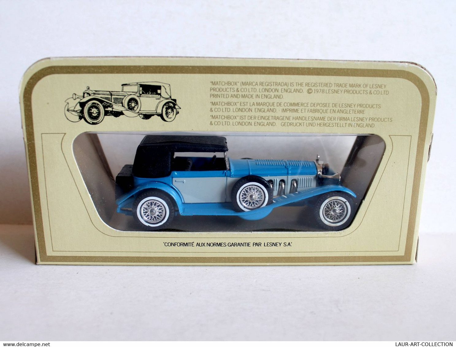 MATCHBOX, MODELS OF YESTERYEAR - Y-16 MERCEDES SS 1928 - MINIATURE 1/45e VOITURE - MODELE REDUIT DE COLLECTION (2502.64) - Matchbox